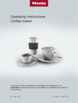 Miele CM 7750 CoffeeSelect Operating instructions