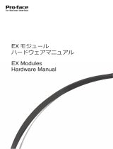 Pro-face EX Modules User manual