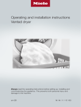Miele PDR 507 Operating instructions