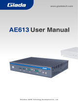 Giada AE613 User manual