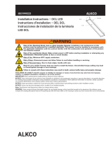 Alkco DuoCare LED Patient Narrow Multifunction Install Instructions