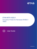 ETAS XETK-S22 User guide