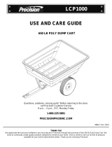 Milwaukee Precision Steel Body Universal Fit Dump Cart Owner's manual