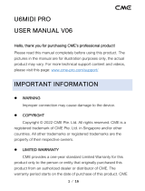 CME UxMIDI Tools Owner's manual