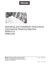 Miele PWM 520 Operating instructions