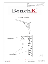 BenchK Boxsack Halterung "BBHB" für Sprossenwände Operating instructions