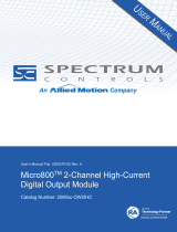 Spectrum Controls 2080sc-OW2IHC Owner's manual