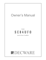 Decware SE84UFO Owner's manual