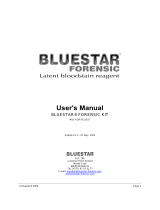 BlueStar FORENSIC KIT User manual