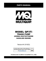 MQ Multiquip QP3Ti Parts Manual