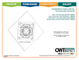 OZCO 56658 15¼” x 15¼” Scroll Ornament Gate Accent Operating instructions