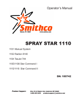 Smithco Spray Star 1110 Operating instructions