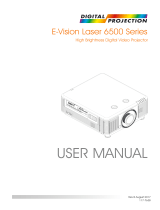 Digital Projection E-Vision Laser 6500 II User manual