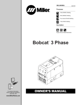 Miller BOBCAT 3 PHASE (FRONT ENGINE) Owner's manual