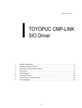 Pro-face JTEKT Corporation TOYOPUC CMP-LINK SIO Driver Owner's manual
