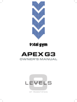Total Gym APEX G3 Owner's manual