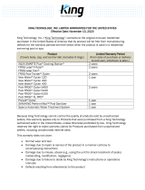 King Technology Limited Warranties User manual