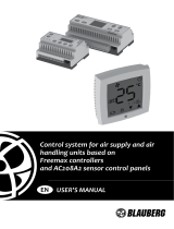 BLAUBERG Control system for units based on Freemax controllers and AC208A2 sensor control panels User manual
