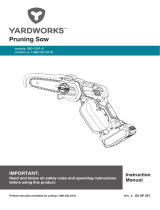 Yardworks20V Cordless Hand Held Pruning Saw