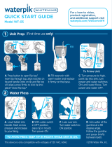 Waterpik Whitening Professional Water Flosser Quick start guide