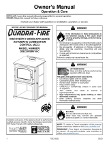 Quadra-Fire Discovery II Wood Stove Owner's manual