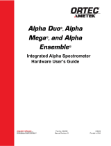 ORTEC Alpha Duo/Ensemble/Mega User manual