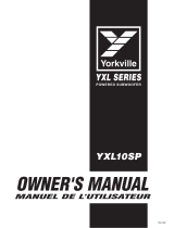 YORKVILLE YXL15SP Owner's manual