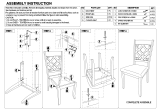 Baxton Studio Celina-Grey/Walnut-5PC Dining Set Assembly Instructions