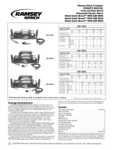 Ramsey Winch QM8000 Owner's manual