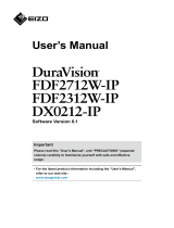 Eizo FDF2712W-IP User manual