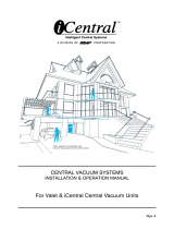 iCentral iCENTRAL DELUXE WP V3.1 CENTRAL VACUUM POWER UNIT WEATHER RESISTANT Owner's manual