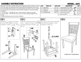 Baxton Studio RH387C-Grey/Dark Brown-5PC Dining Set Assembly Instructions