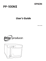 Epson Discproducer Network PP-100NII User guide