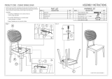 Baxton Studio CS004C-Natural Oak/Light Grey-7PC Dining Set Assembly Instructions