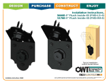 OZCO56668 4″ Flush Inside 45 Angle Bracket – LS