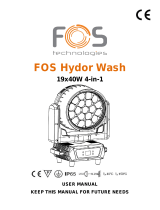 FOS HYDOR WASH User manual