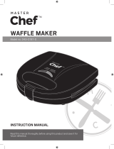 Master Chef Non-Stick Waffle Maker Owner's manual