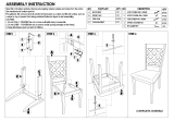 Baxton Studio Sari-Grey/Walnut-5PC Dining Set Assembly Instructions