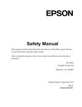 Epson RC700E Controller User manual