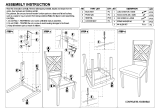Baxton Studio RH317C-Sand/Dark Brown-7PC Dining Set Assembly Instructions