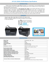 Aegis Battery ALF-012125A User manual