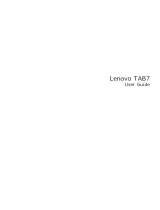 Lenovo TAB7 User guide