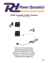 Power Dynamics TG40R Owner's manual