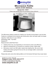 Easylife Microwave Kettle Operating instructions