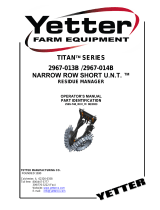 Yetter 1) 2967-013B/014B Short, Narrow Floating Row Cleaner (Aug 2021 and newer) Owner's manual
