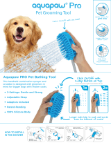 Sharper Image Dog Bath Brush Sprayer and Scrubber User manual