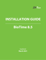 ZKTeco BioTime 8.5 Installation guide