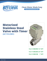 Tonhe Motorized Stainless Steel Ball Valve & Timer 1" 110-220V Installation guide