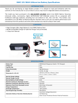 Aegis Battery ABL-012030P User manual