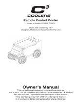 C3 Custom Coolers RC American Flag Rover Cooler Owner's manual